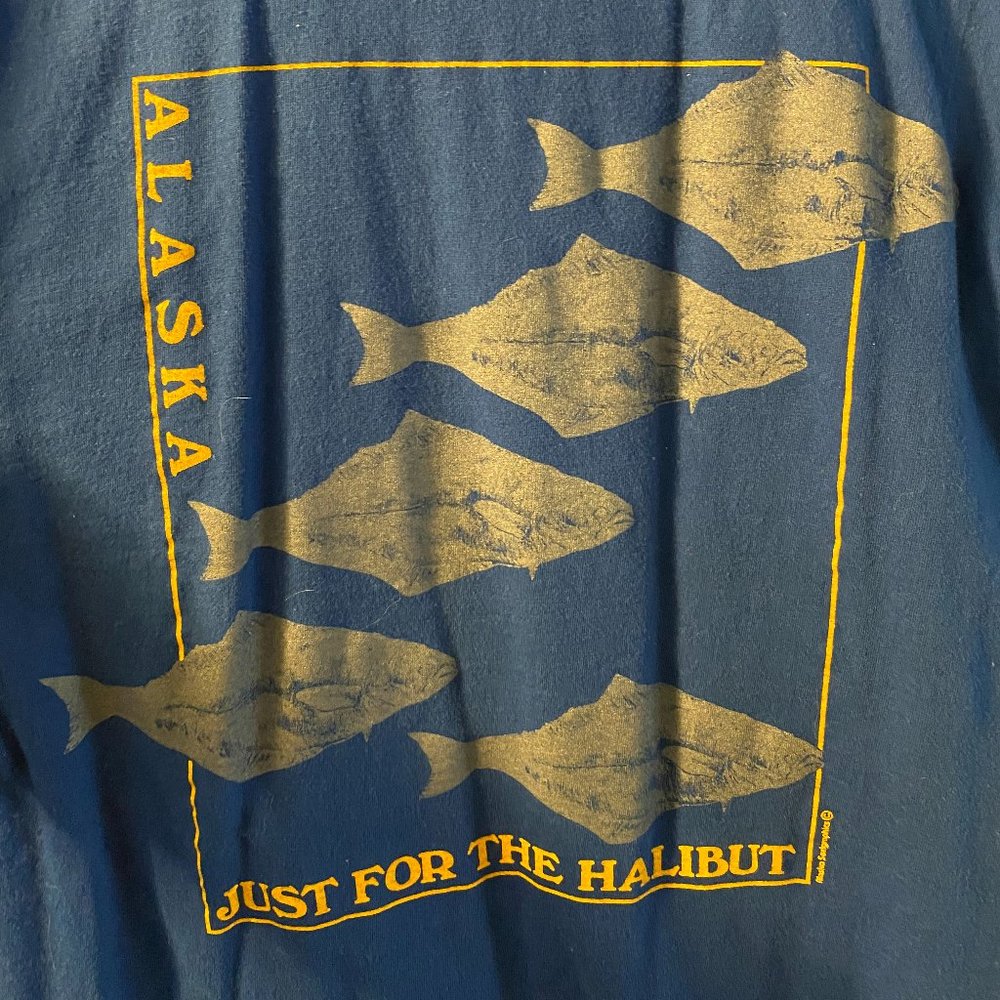 Alaska - Just for the Halibut Fishing T-Shirt